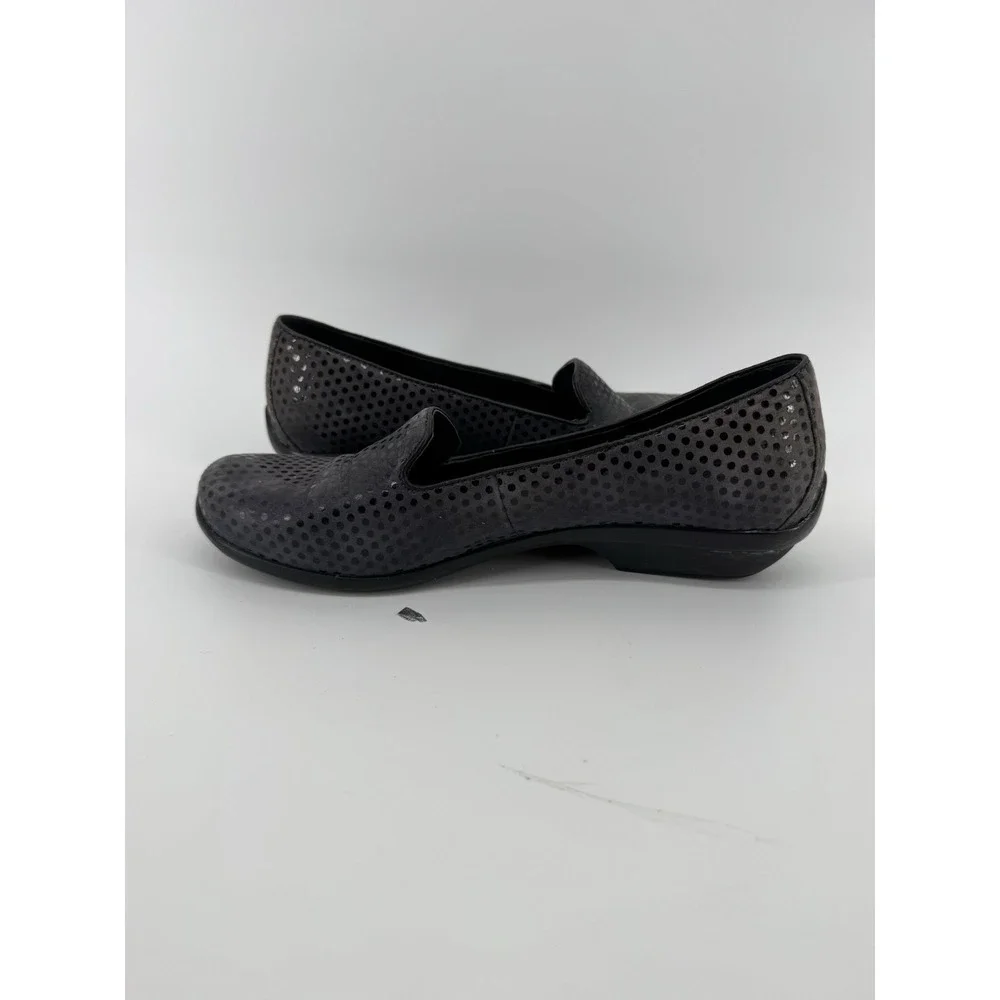 Dansko‎ Olivia Slip On Shimmer Polka Dot Flats Loafers Women's Size 39 US 8.5